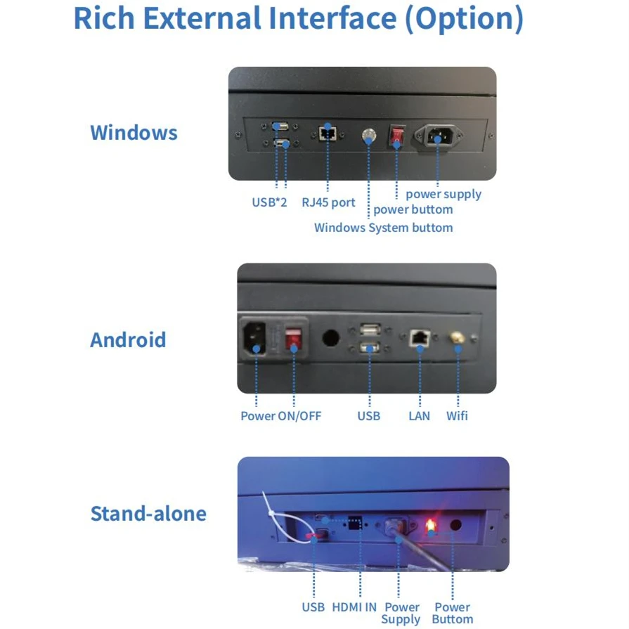 43 inch capacitive lcd advertising and touch screen advertising machine digital signage for lcd video display