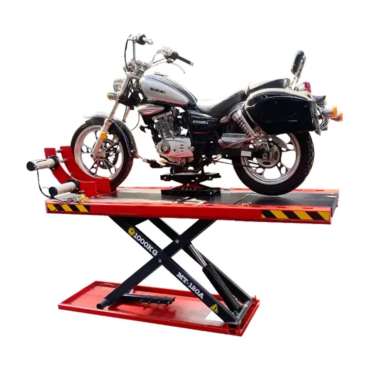 hot sale good quality 1000lbs air/electric hydraulic table lift for motorcycle