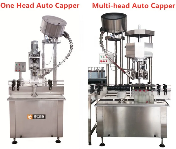automatic ropp aluminum screw bottle cap machine auto capping machine