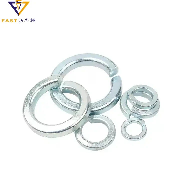 FAST China Manufacturer M3-M36 Spring Washers Carbon Steel Galvanized Metal Open Lock Washers DIN7980