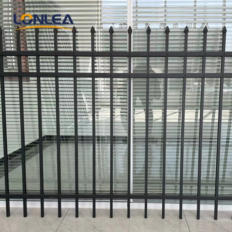 Wholesale Factory Wrought iron Metal Fence Style rack Fence Panels Galvanized Steel