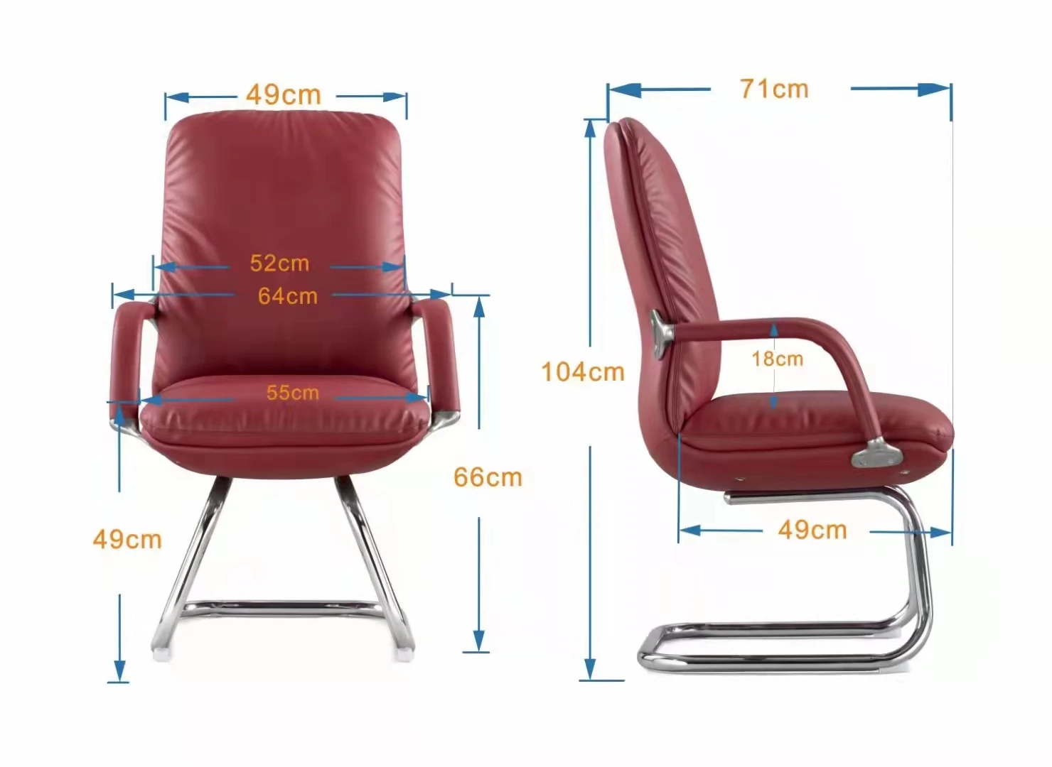 Cheap Soft Ergonomic Office Furniture Executive Recliner boss Chairs Luxury PU Leather Office Chair