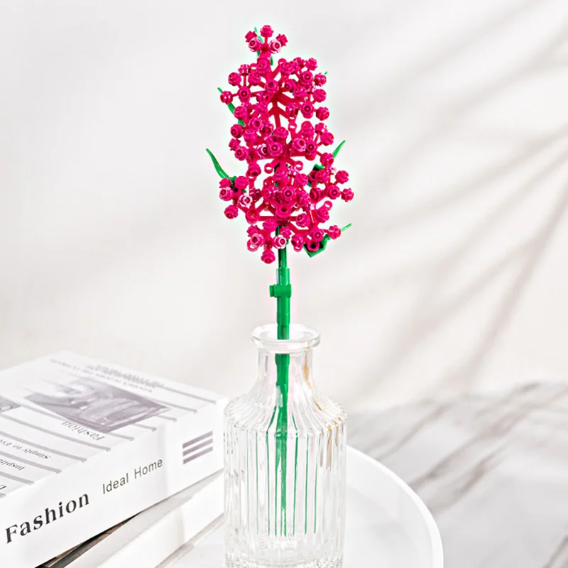 Unisex DIY Electronic Toy Flowers Model Creative Cute Plastic Plant Bricks Educational for Kids of All Ages Wholesale