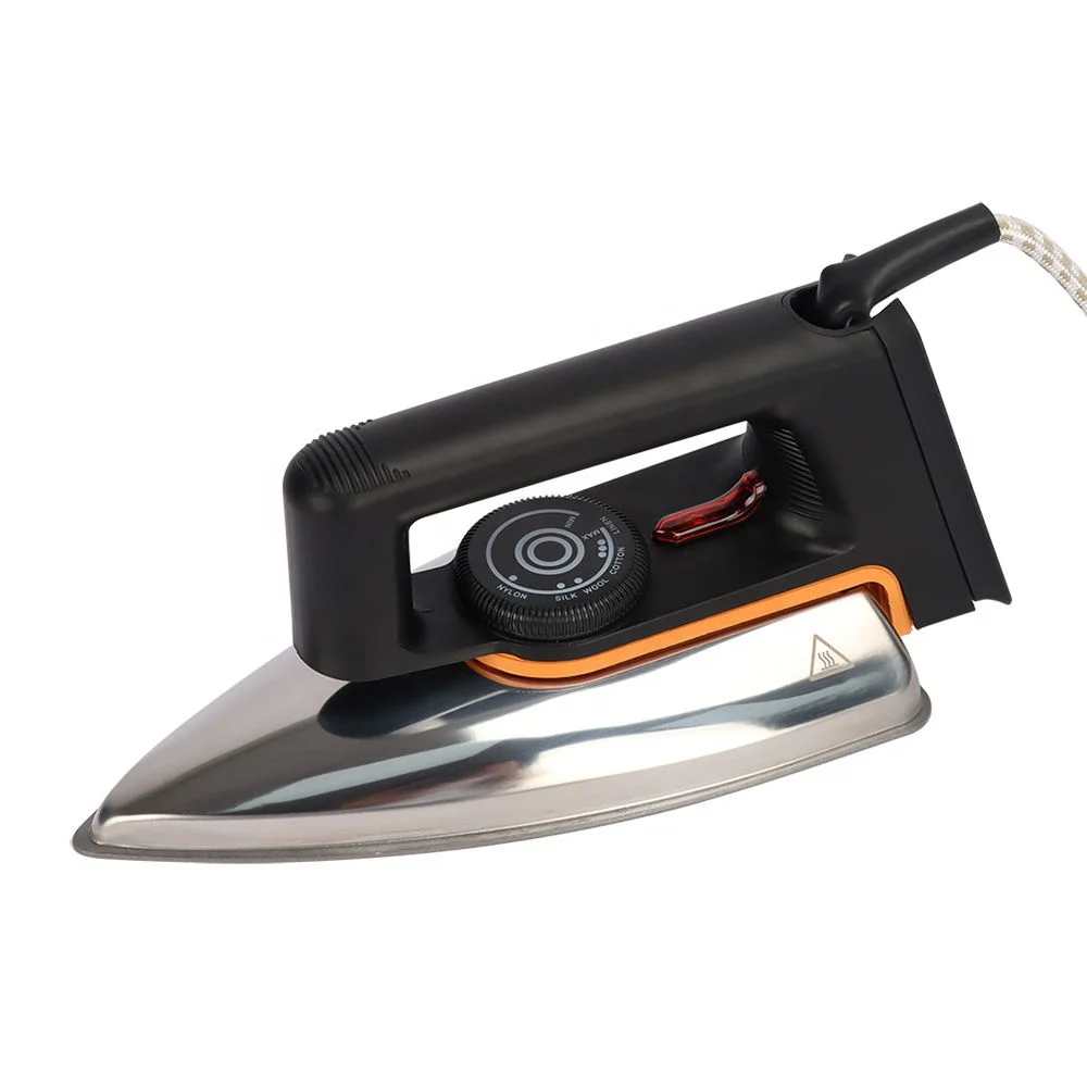 1000W Mini Portable Non-stick Soleplate Steel Flat Press Home Quick Electric Dry Iron For Clothes