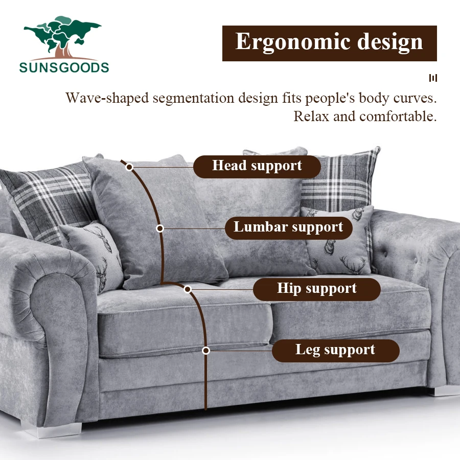 Modern Style Best Living Room Modern New Design Wooden Turkish Living Room Furniture Fabric Corner Sofa