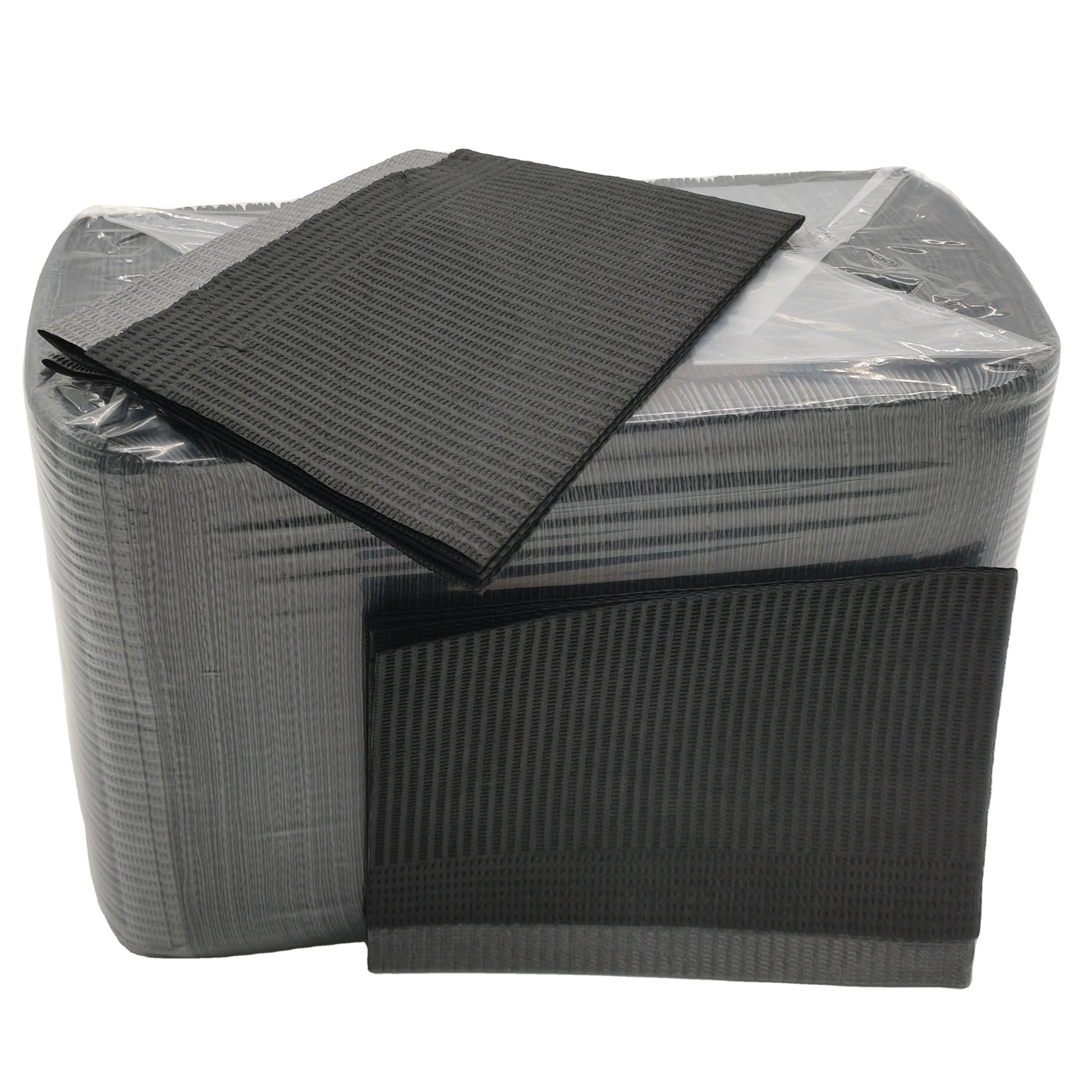 
Tattoo table cover medical dental use bibs 3 layers disposable tissue paper dental bib 