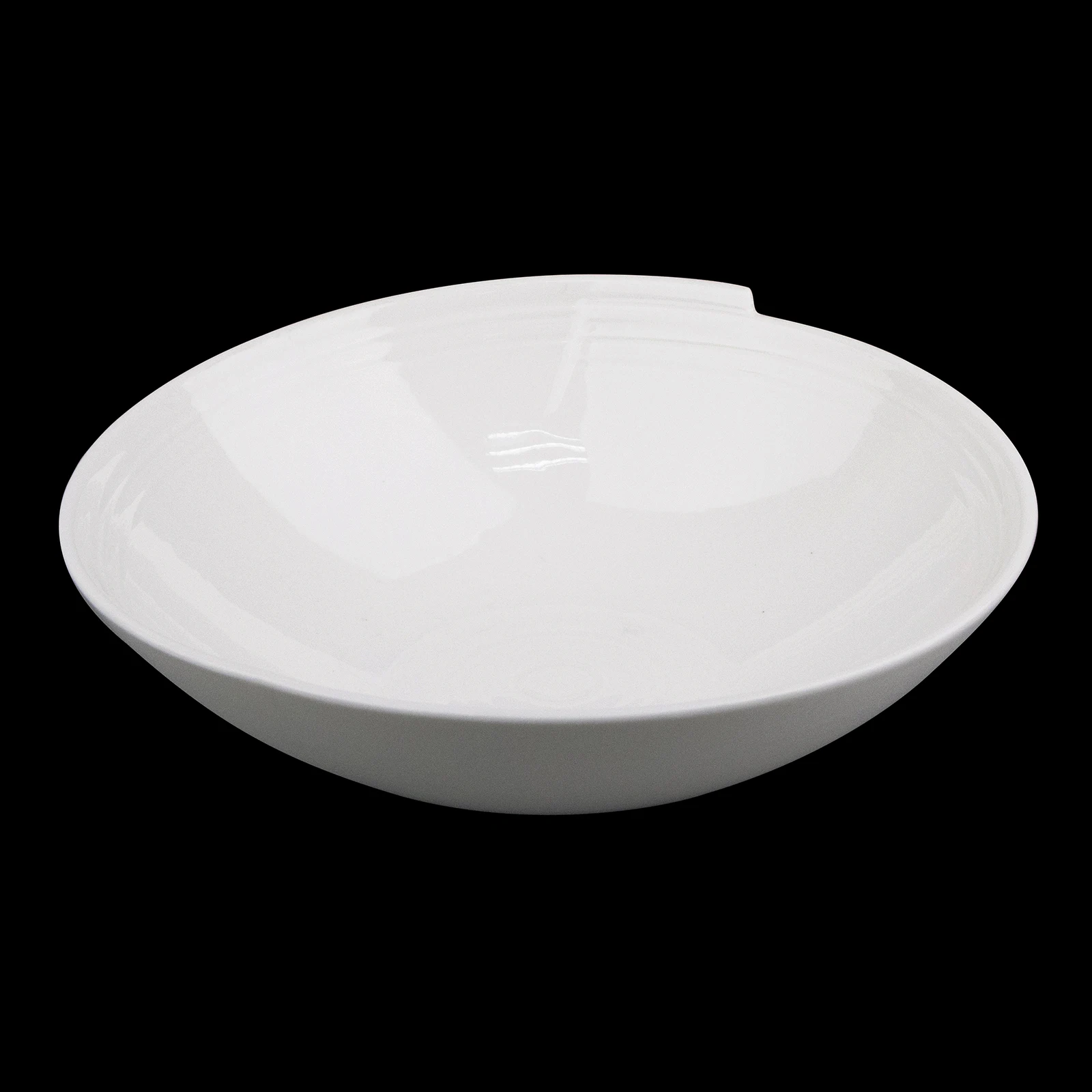 China factory white ceramic round dinnerware serving fruit dessert dish plates