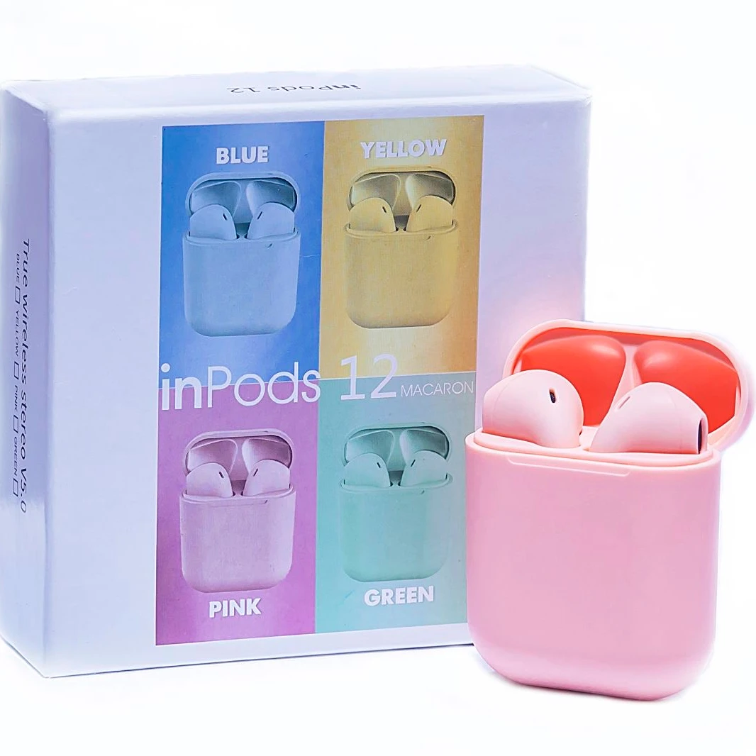  Беспроводные bluetooth-наушники Inpods 12 сенсорное управление беспроводные Tws 5