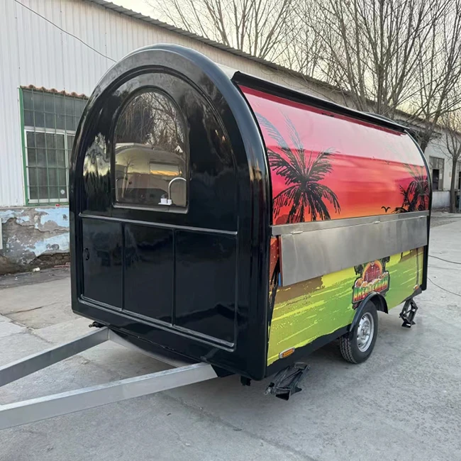 Mobile Food Cart Vintage Trailer For Sale Factory With Fast Delivery