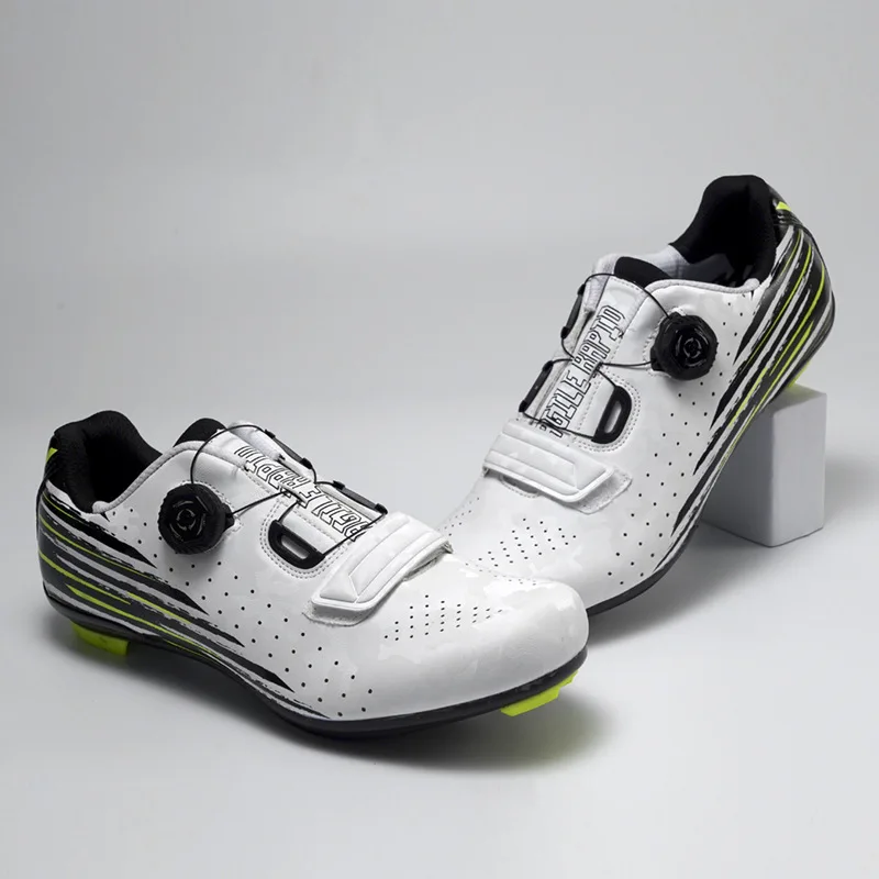 New cycling shoes outdoor light and comfortable shock-absorbing road bike lock shoes