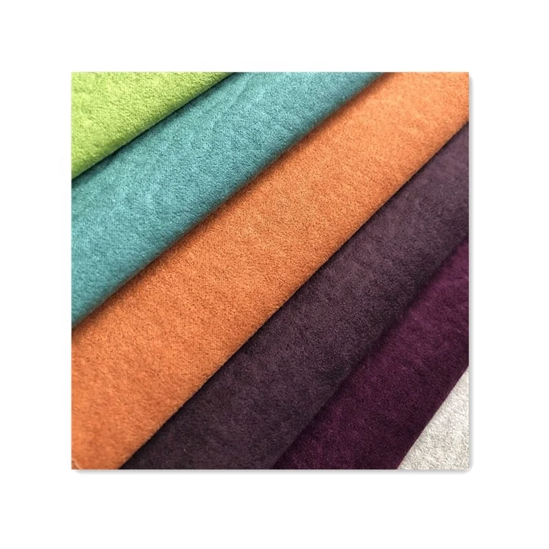 New product 100% polyester embossed fabric  printing  holland velvet upholstery Nordic style sofa pillow fabric