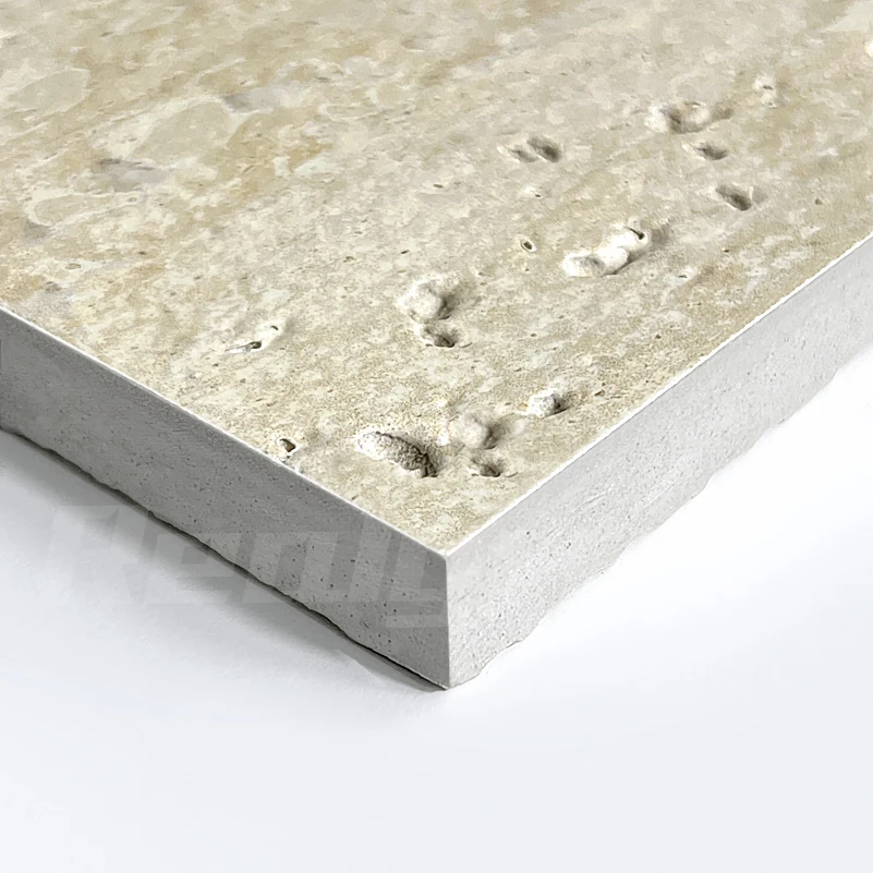 Realgres Bathroom Porcela Non Slip Large Format Grey Marbled Travertine Porcelain Floor Tiles 1200 X 600