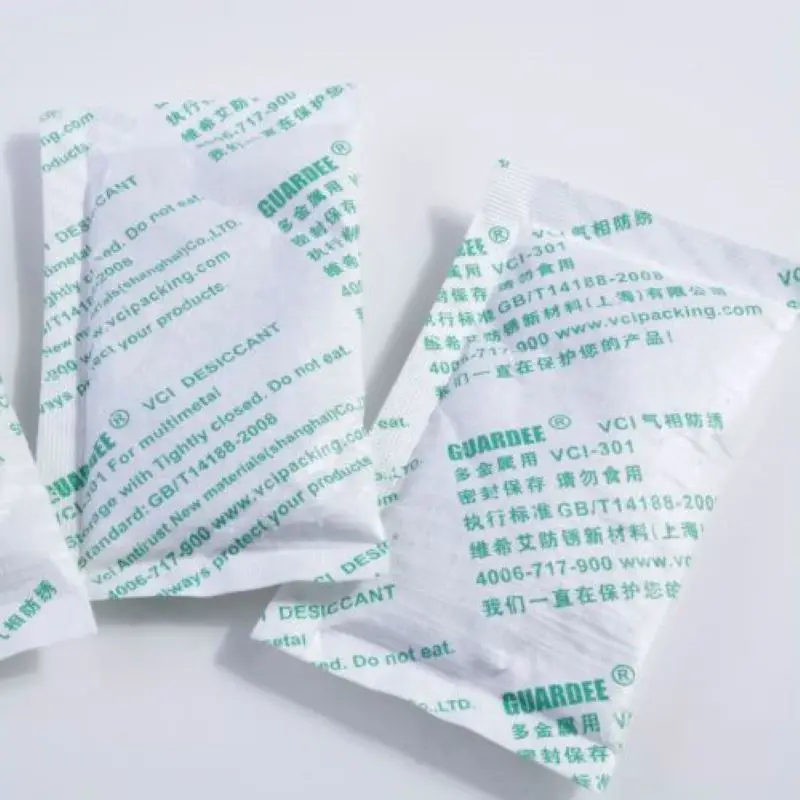 High quality VCI Desiccant Powerful Waterproof Rustproof Metal Products Shipping and Storage Container  Antirust Desiccant