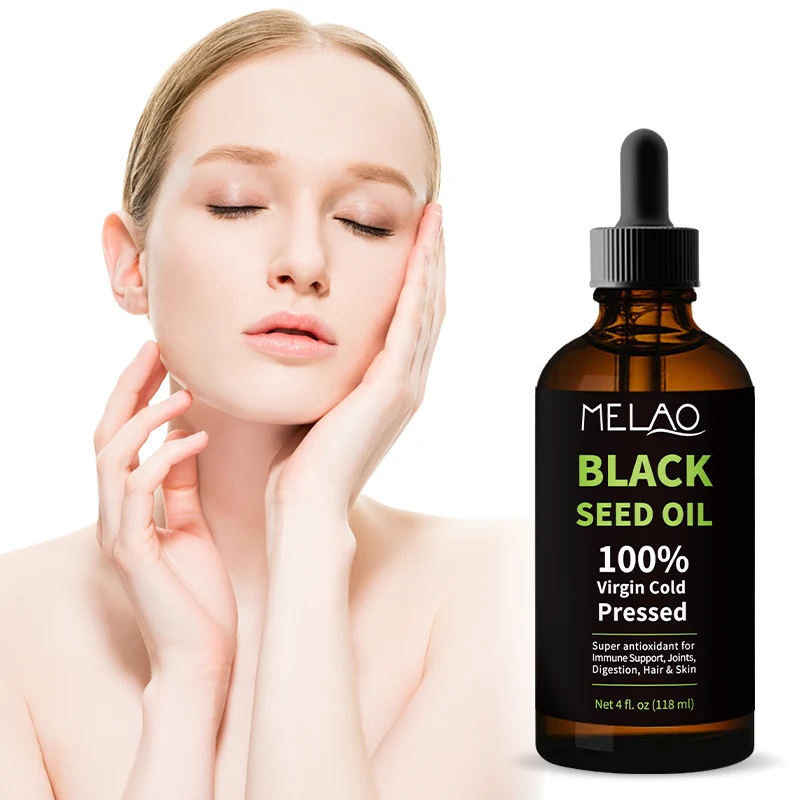 
Private label skin care and usage of massage 100% natural pure organic cold pressed black seed oil for hair care 
