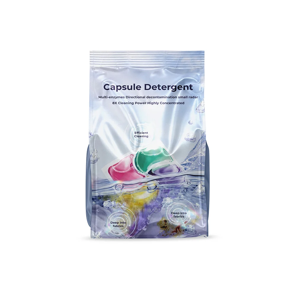 300g 500g 1kg Standing Up Full Color Printing laundry Soap bag Powder Packaging Bag Laundry Detergent Pouches