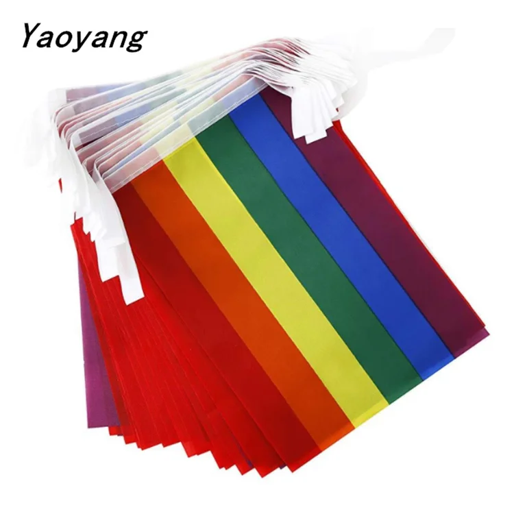 mini Hanging Football Soccer National Flag Country World Banner Bunting 14*21cm String Flag flags custom