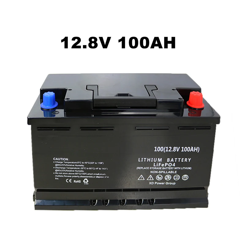 marine application 5000-8000 cycles akku lead carbon battery 12v 100ah lipo battery for electric boat outdoor solar system