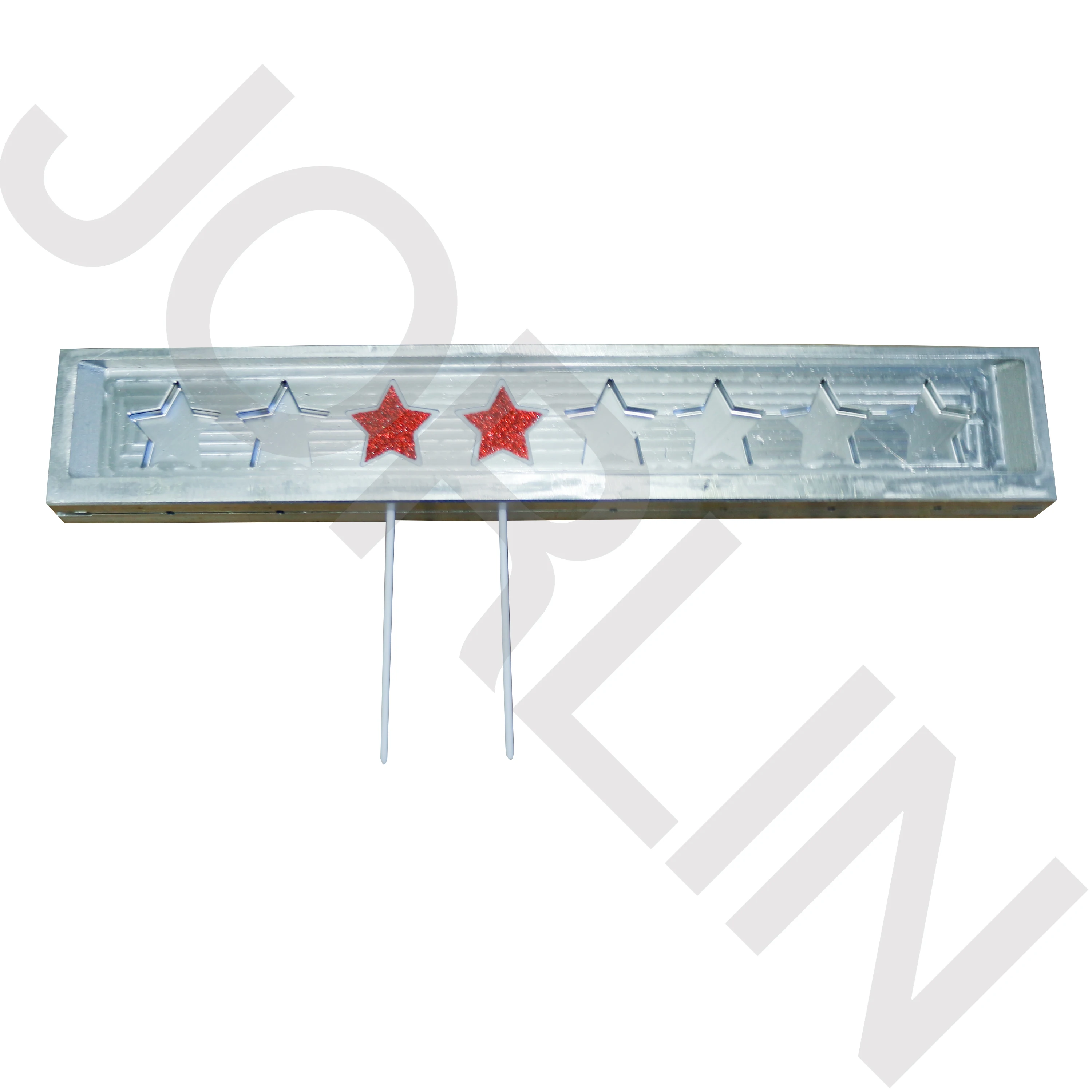 Professional Factory Price Supplies Custom Unique Metal Aluminum Birthday star Candle Molds  Candle Making Molds