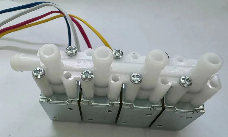 Customized High Pressure High Performance Stainless Steel Pneumatic Piston Quadruple Air Valve For Massagers
