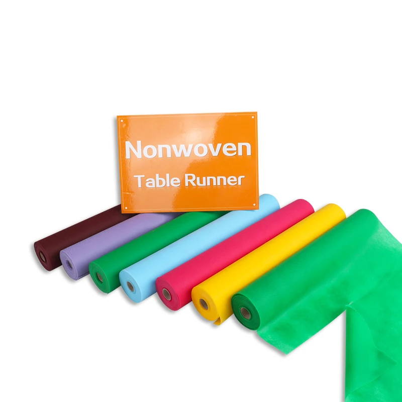 Pp Ss Sms Spunbond Spunbonded Fabric disposable non woven tablecloth roll non woven fabric