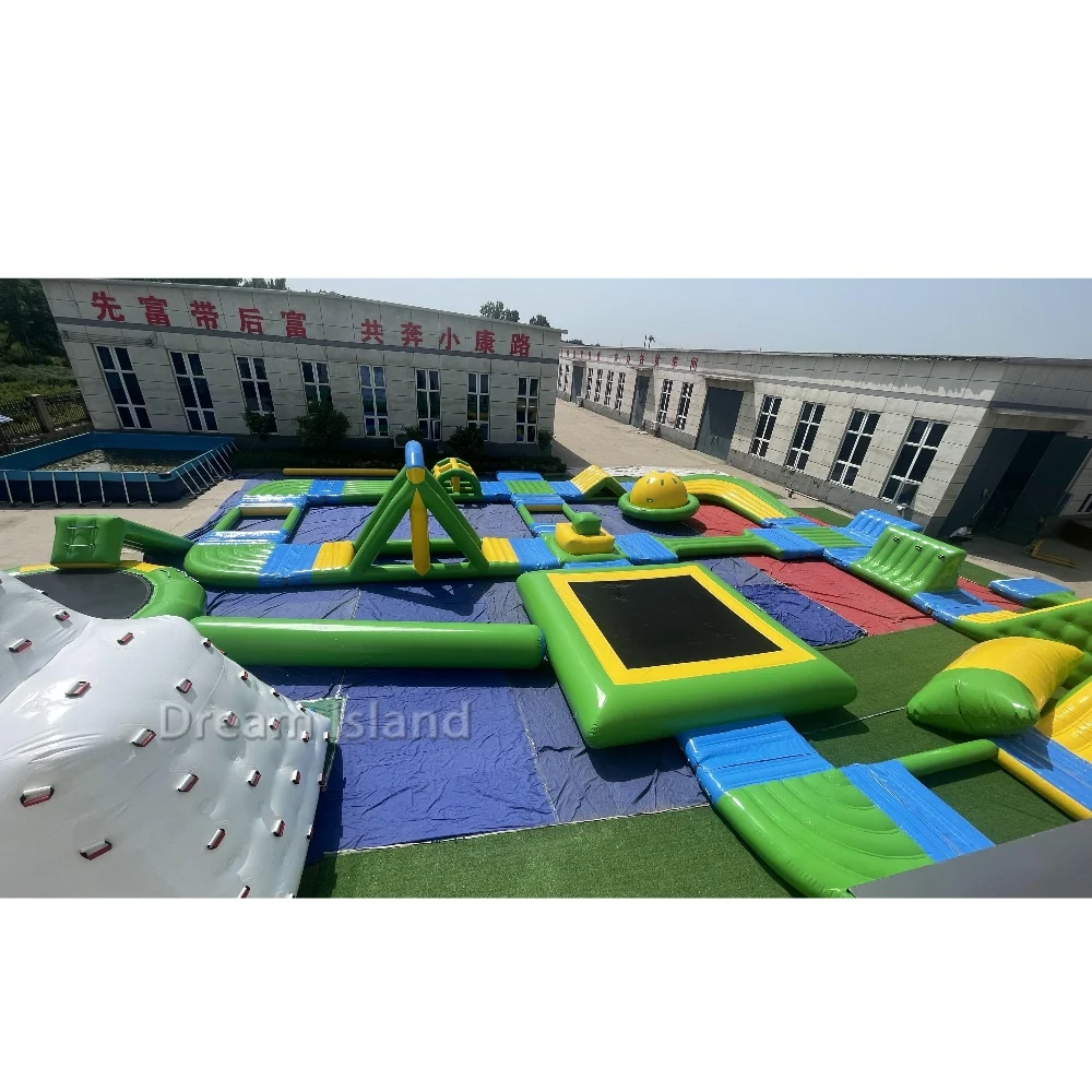 Commercial inflatable water park outdoor for adult combination aqua mobile inflatable floating park