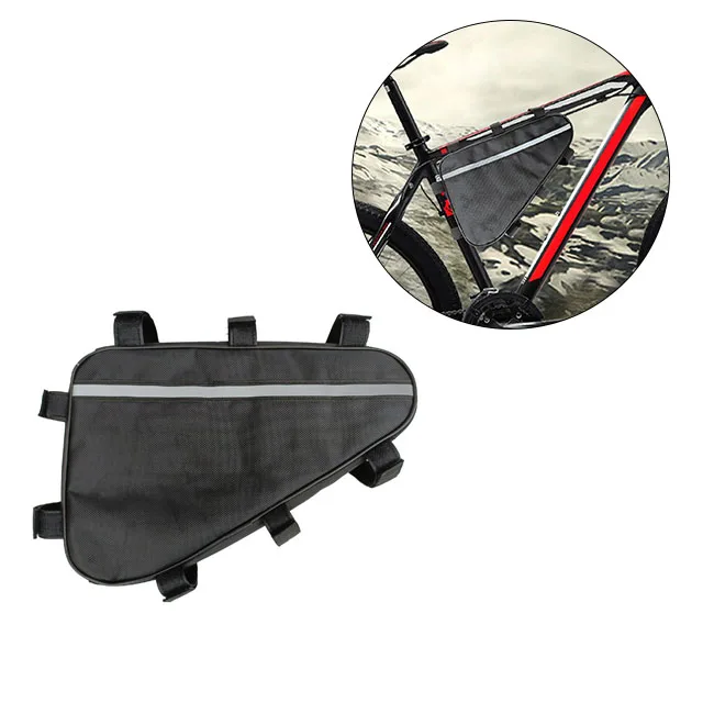 Customized outdoor waterproof bicycle travel storage bag bicycle top pipe rack front bag