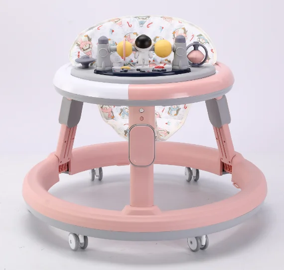 2024 New Children Adjustable Foldable Push Baby Toys Baby Walker stroller with Wheels and Music