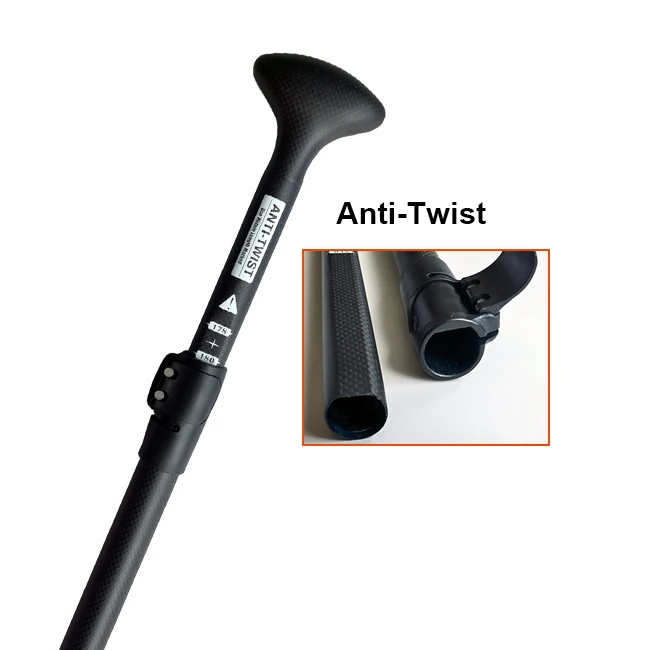 Kingpaddle New Design Light Weight Paddle Board 2-Piece Adjustable Carbon Fiber SUP PADDLE