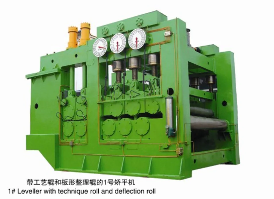 Steel coil flattening leveling rewind coil machine/metal sheet or steel coils leveler,levelling machine