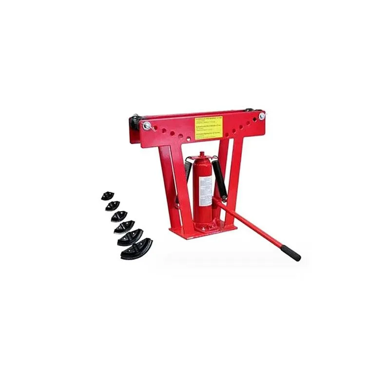 16 Ton Hydraulic Hand Pump Tubing Bender Steel Pipe Bender with 8 Dies Manual Tube Bending Machine Square Pipe Bending Tool