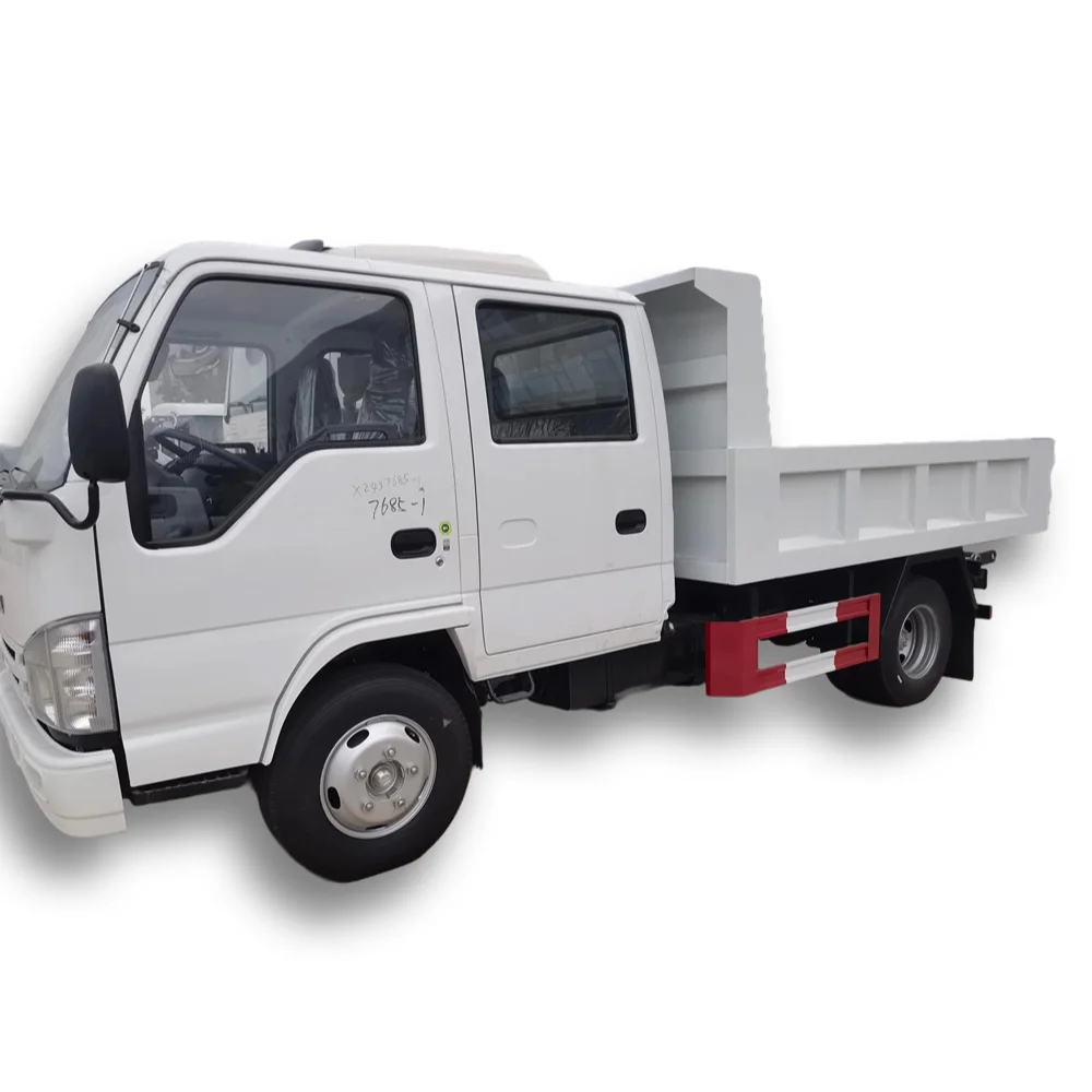 Заводская цена 4x2 типа загрузки 5 тонн ISUZU двойной кабины небольшой самосвал