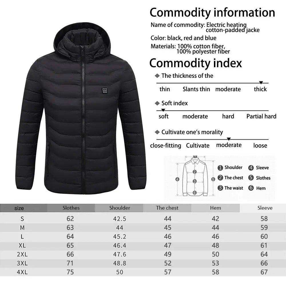Winter 15 Zone Long Waterproof Breathable Usa Size Work Alibaba Fashionable 11 Areas Heated Jackets For Man