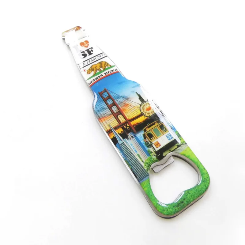 wholesale Metal stainless steel blank poker card bar blade beer opener Wine Bottle Opener
