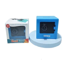 Hot ATM Rotating Password Piggy Bank Cash Coin Saving Box ATM Bank Safe Box Automatic Deposit Banknote Christmas Kids Gift