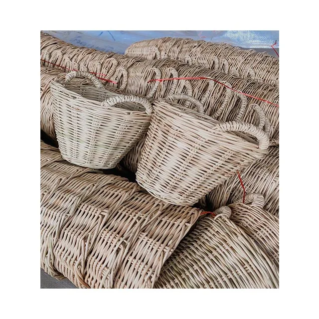Convenient For Storage Rattan Basket From Thailand Decorate Household Item Made From Handmade Product Premium Handicraft
