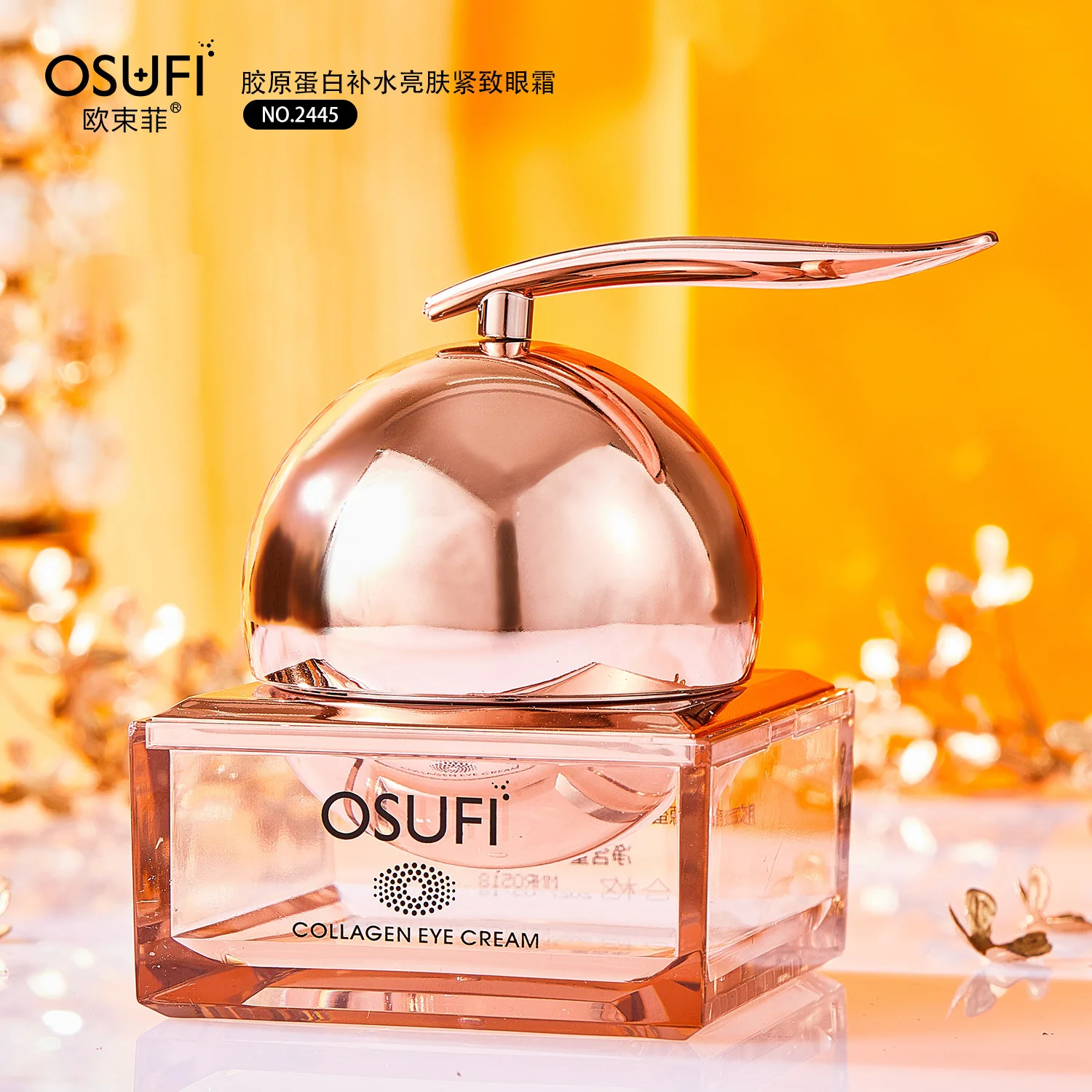 OSUFI collagen eye cream Whitening Brightening dark Circle Eyes Cream Moisturizing wrinkle reduce Eye Care 30ml