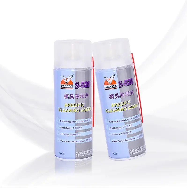 S-520 Strong descaling agent of mould  industry mould cleaning aerosol residue stain cleaning 450m  rust remover for molds