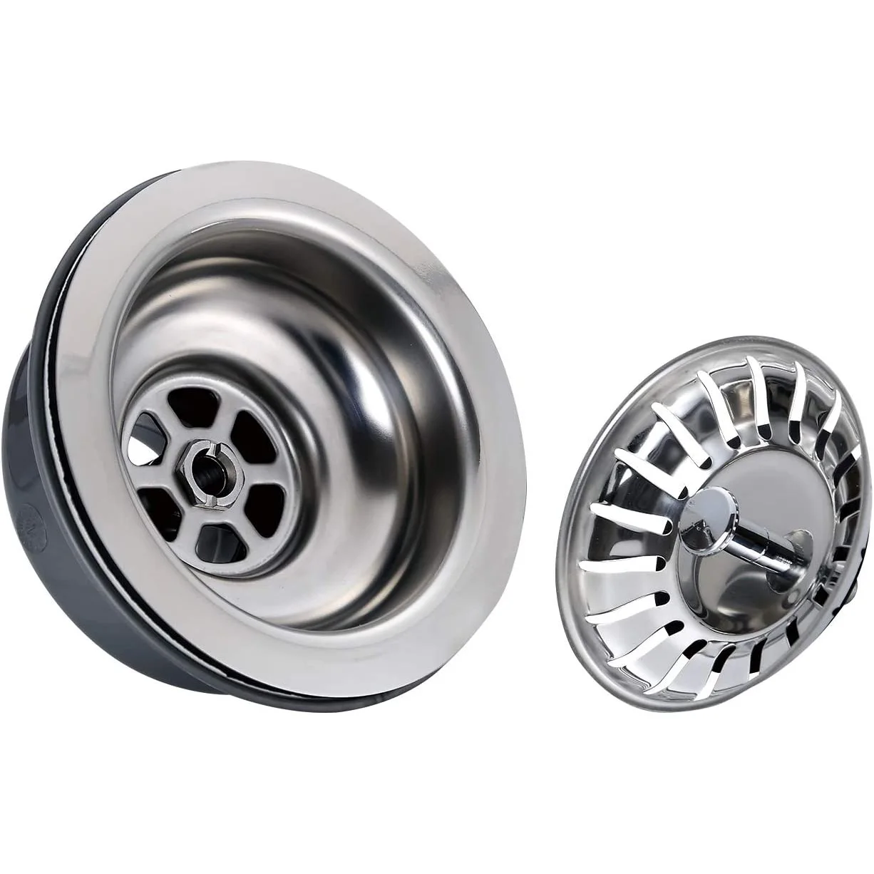 jutye Drain Filter, Shower Filter, floor drain cover Kitchen Waste Water Grill Filter Floor Drain  Stainless Steel Strainer