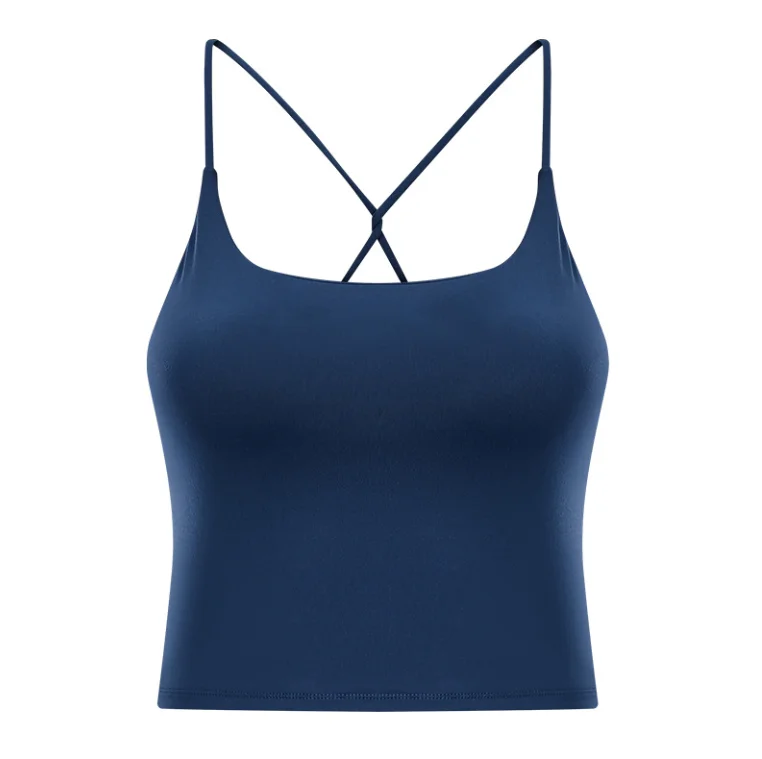 
Leesourcing--Sexy Organic Cotton Crop Tank Tops Casual Camisoles Homme For Women 