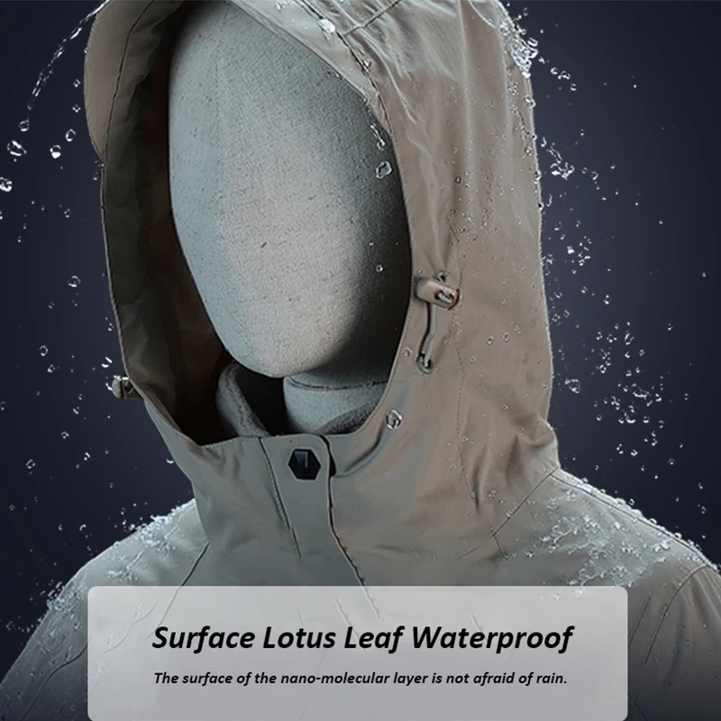 Waterproof Windbreaker Intelligent Heating Coat Outdoor Hiking Skiing Women USB Powered Heated Jackets TH22001