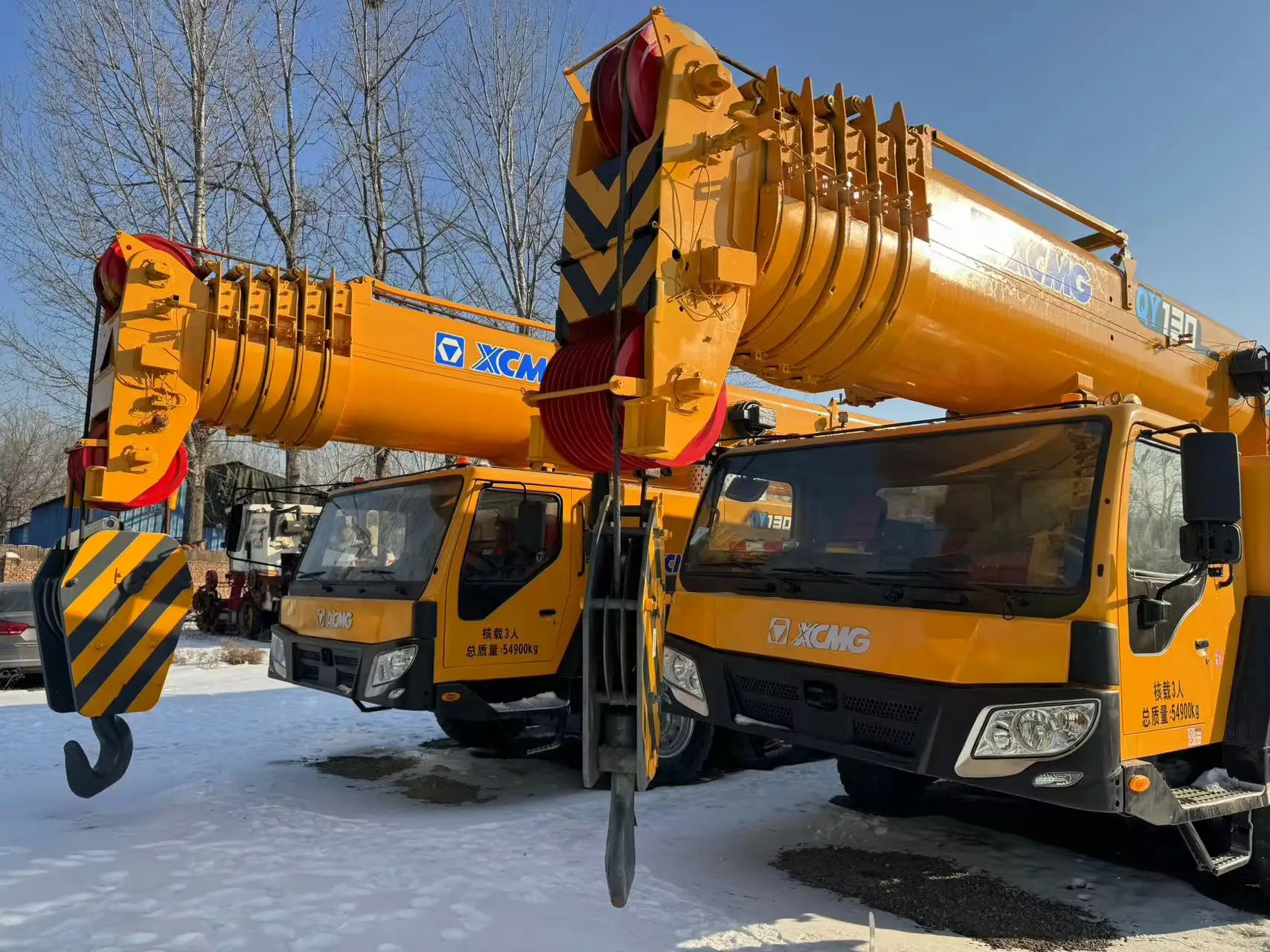 Used 130ton Truck Mounted Crane New Models QY130K XCM-G 130ton Telescopic Boom Crane