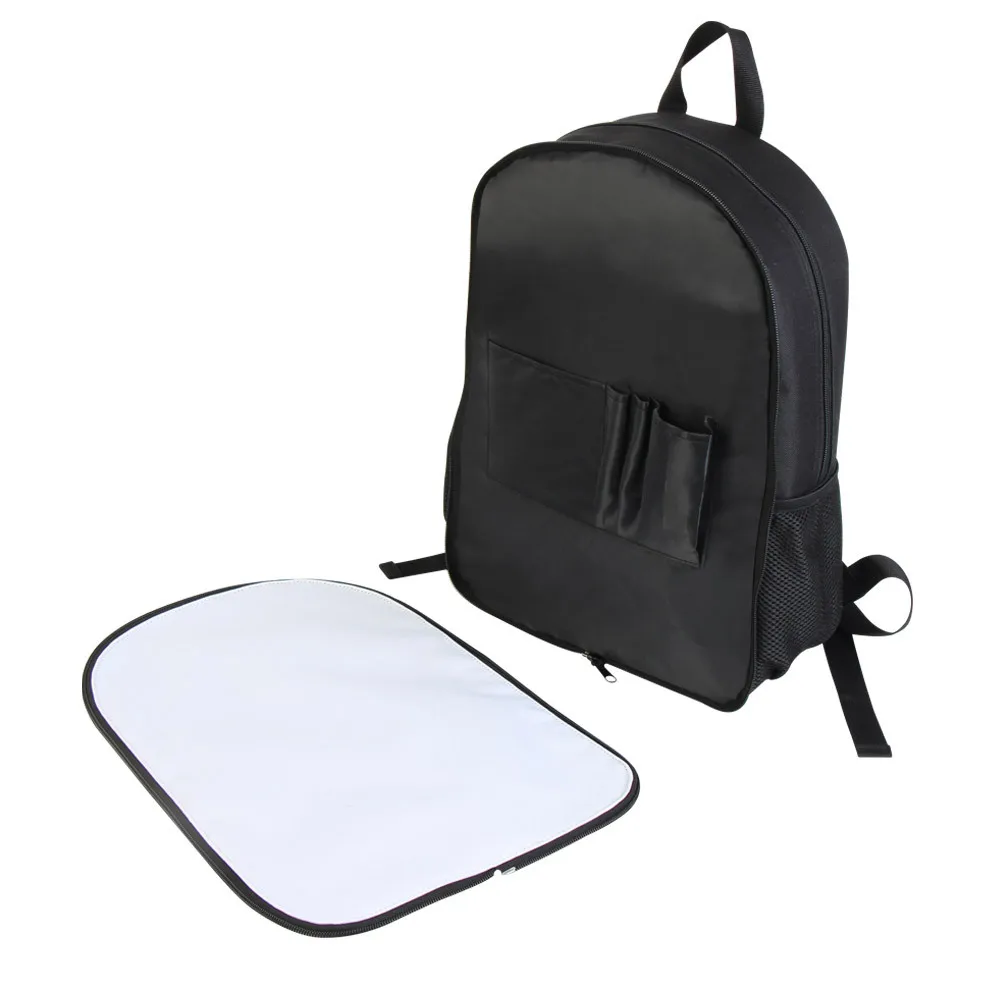 Hot Sale Black Sublimation Backpack Blanks Heat transfer Printing Custom Print Kids School Book Bag Sublimation Backpack Bag