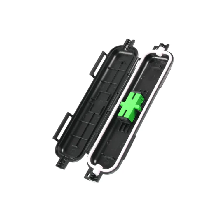 Drop Optical Fiber Protection Box Cable Protection Box with SC Adapter Type Waterproof Protected Box