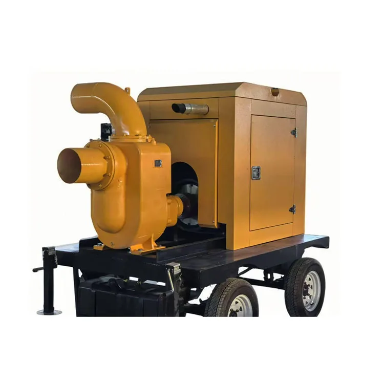 Heavy Duty 25HP Diesel Self Priming Pump Machine with Trailer - Agricultural Drainage & Emergency Water Transfer