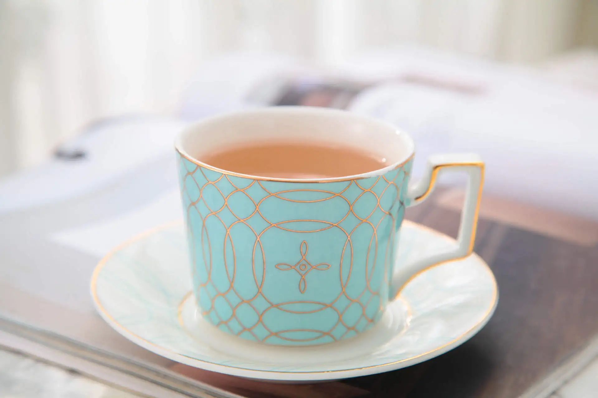 Wholesale New Bone China Coffee Set Hand Painting Porcelain Tea Set