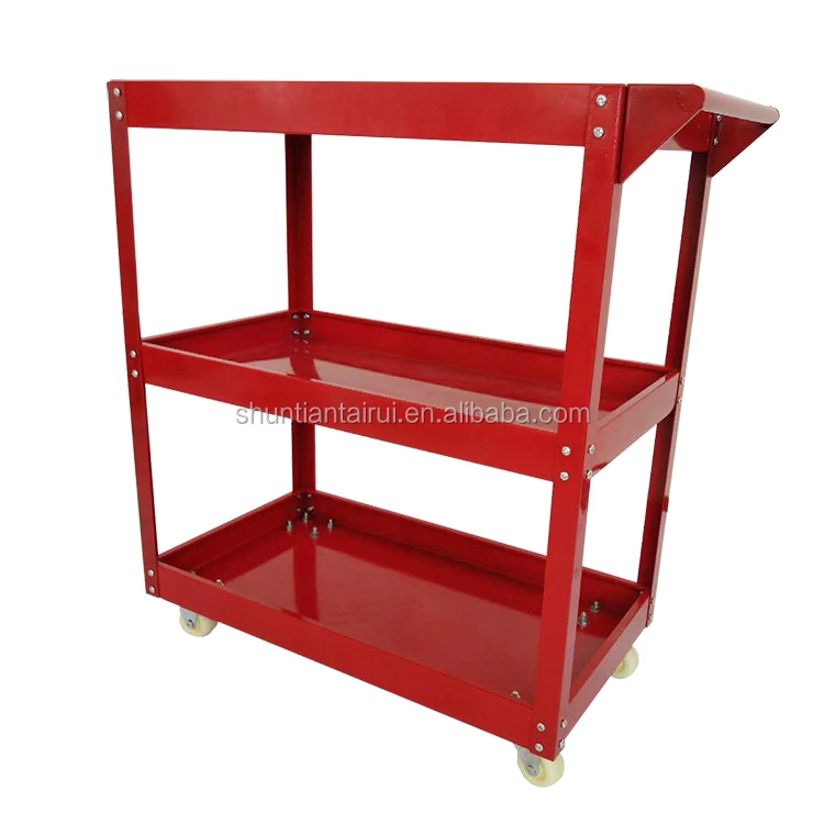 
Three tray tool cart Workshop Tool Storage Trolleys Tool Cart With Wheels 