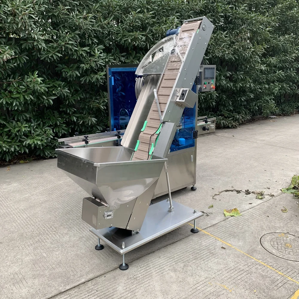 Shanghai factory auto high speed rotary double heads capping machine with clutch