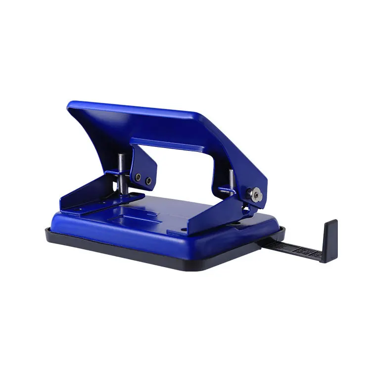 With Locate Ruler And Latch Catch All Metal Paper Hole Punch