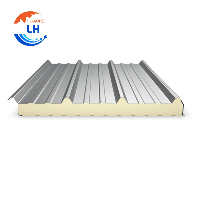 Sip prefabricated insulated Fireproof metal roofing Rock Wool PU PIR EPS Sandwich Panels Polyurethane Wall Panel boards