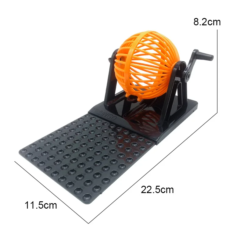 Support customized new product desktop ball toys lottery machine rotary table party Interactive Lotto bingo Video Game Kit